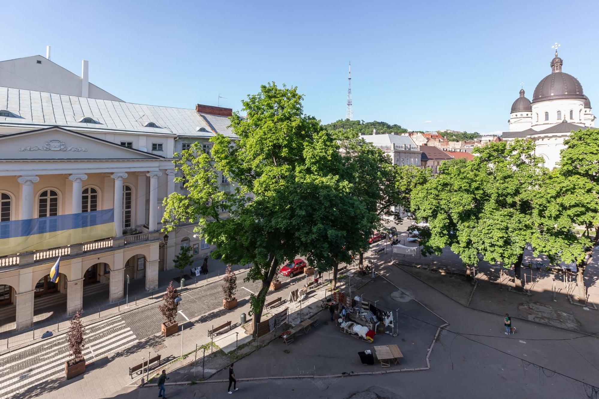 Apartment on Svobody avenue 22/17a Lviv Extérieur photo